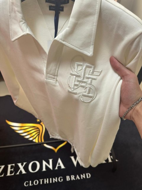 Polo Yaka Sweat Double Face